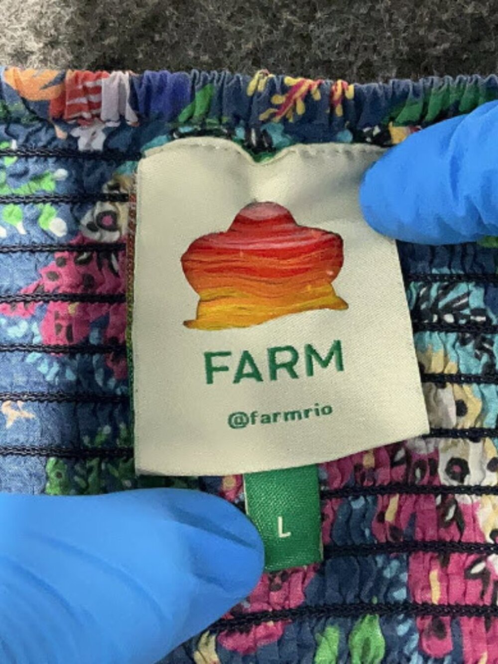 Farm Rio 3/4 sleeve top - Picture 6 of 6